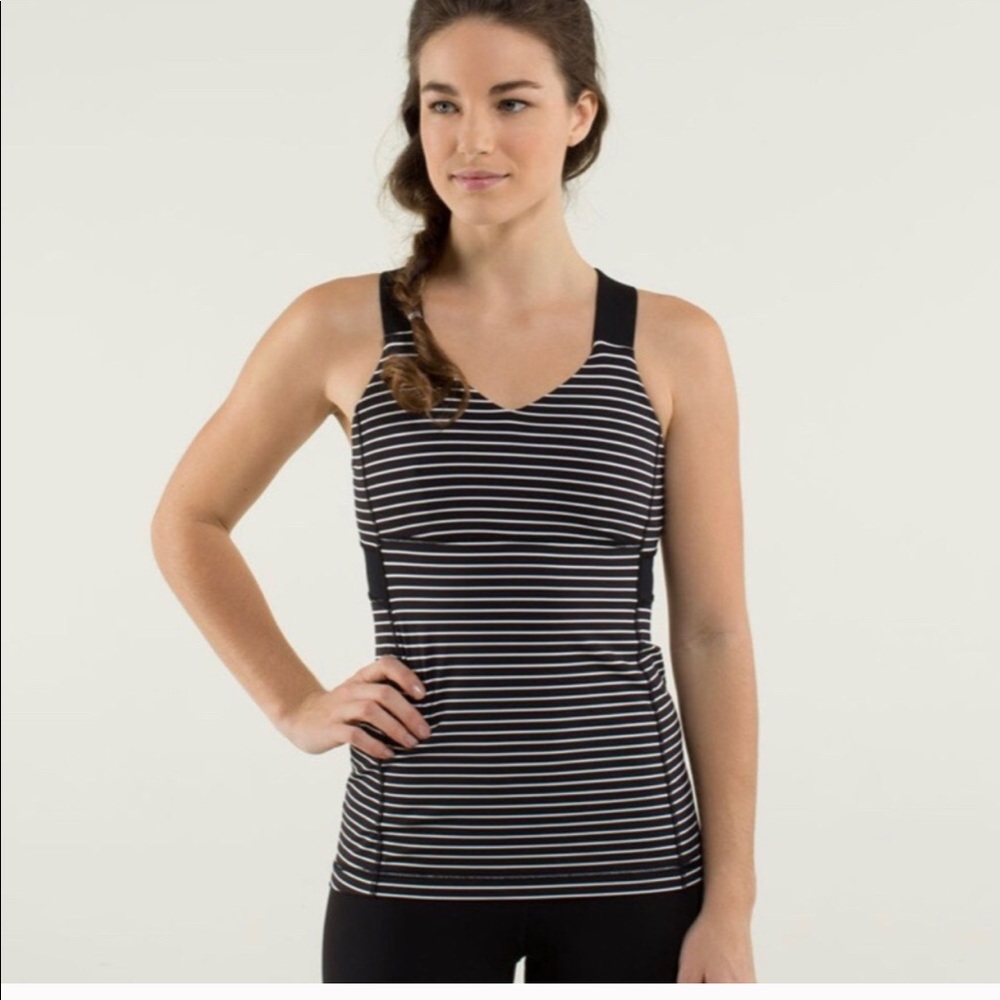Lululemon Parallel Stripe Push Ur Limits Tank